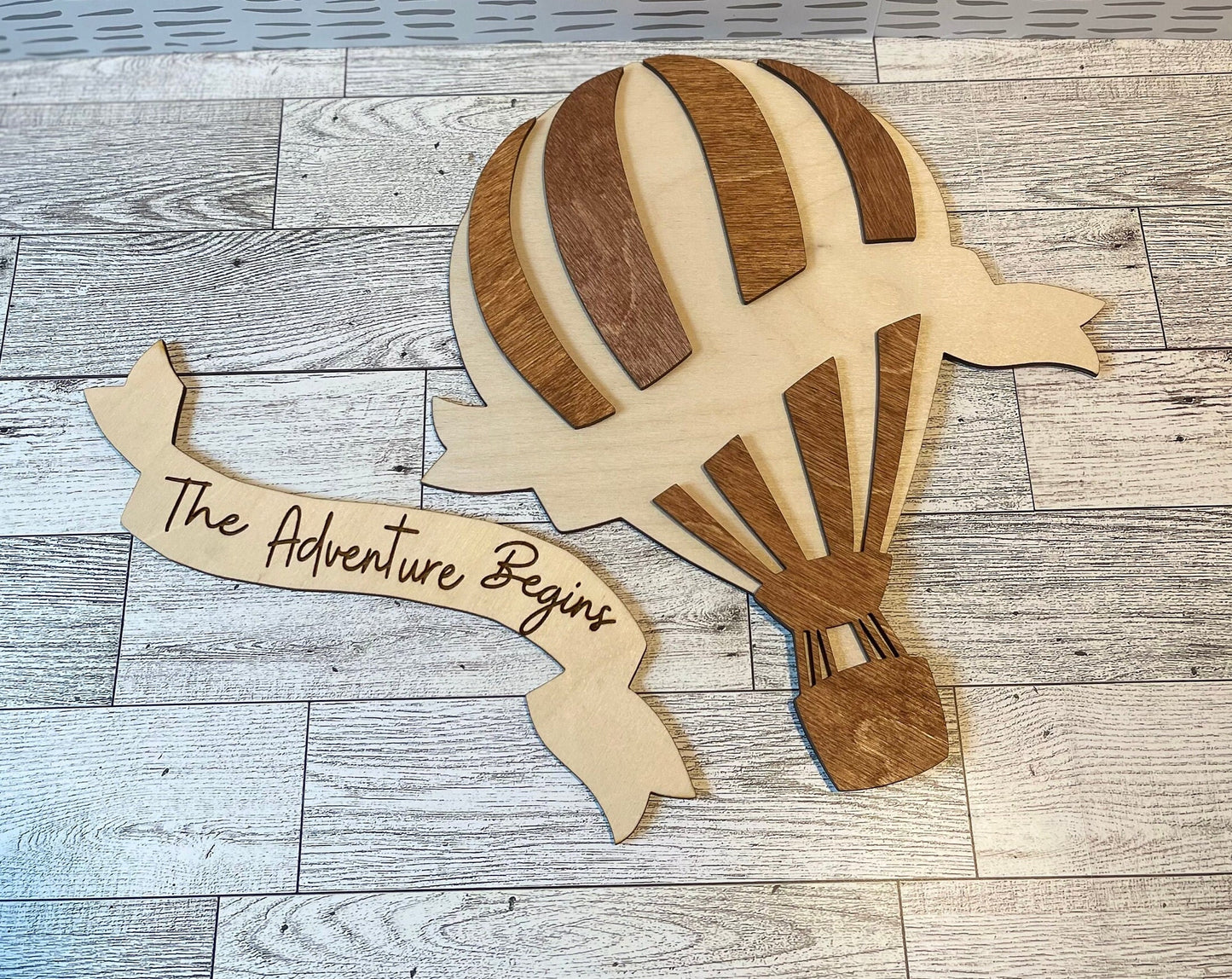 Baby Milestone Markers - Hot Air Balloon Monthly Milestones - Photo Props -New Baby Shower Gift - New Mother Gift - Laser Cut Balloon