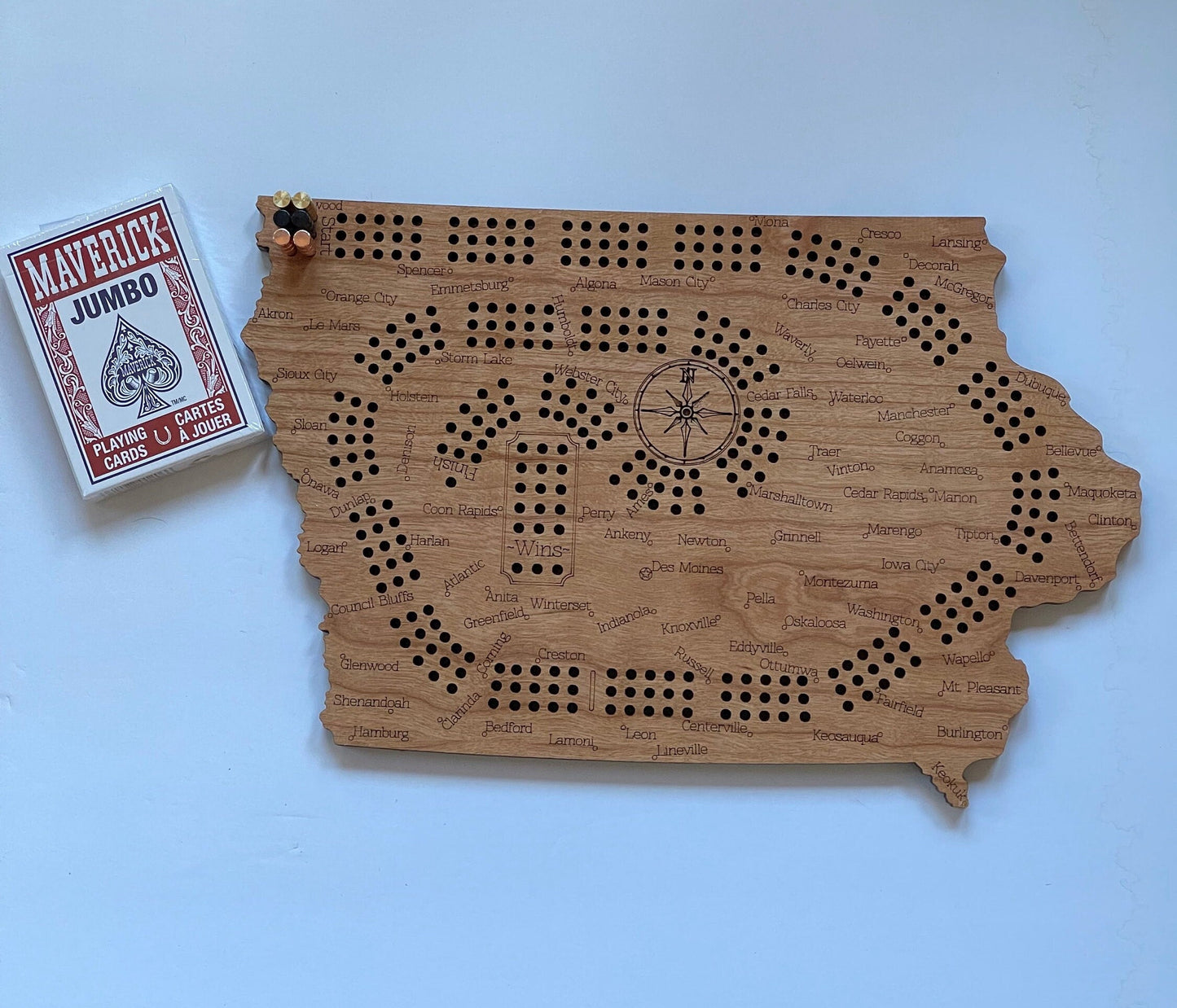 Iowa Cribbage Board