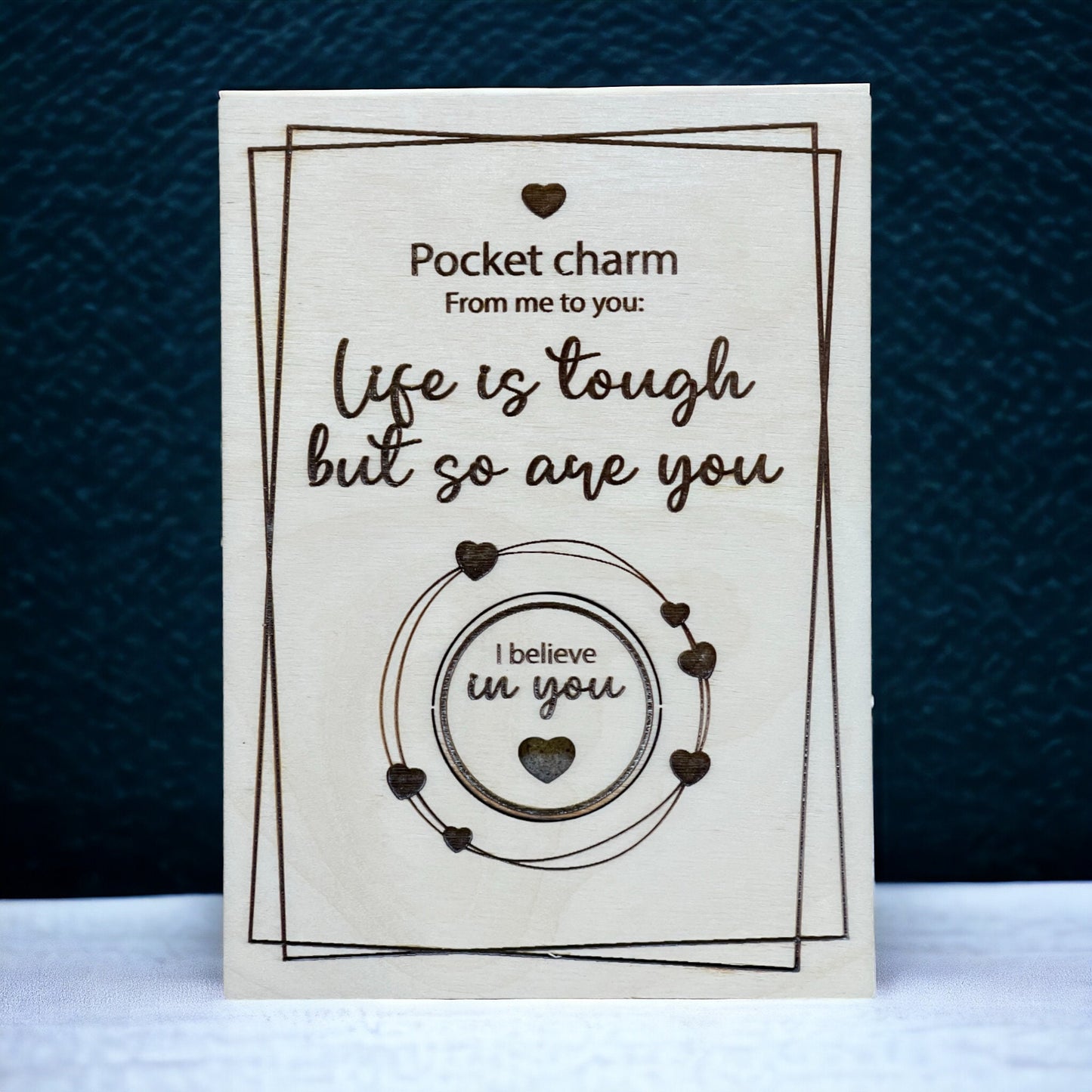 Pocket Hug Encouragement Card - Perfect Pick-Me-Up Gift - Hugs with a Pocket Hug Encouragement Card - Cheerful Gift - Encouragement