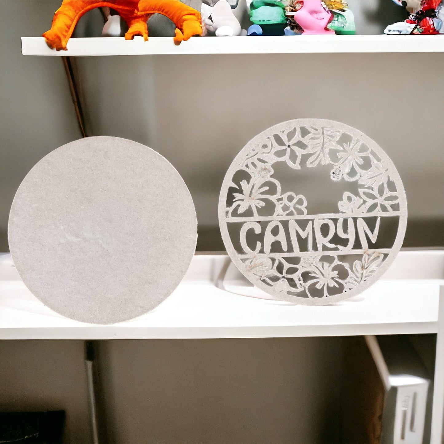 DIY Custom Name Tropical Name Sign