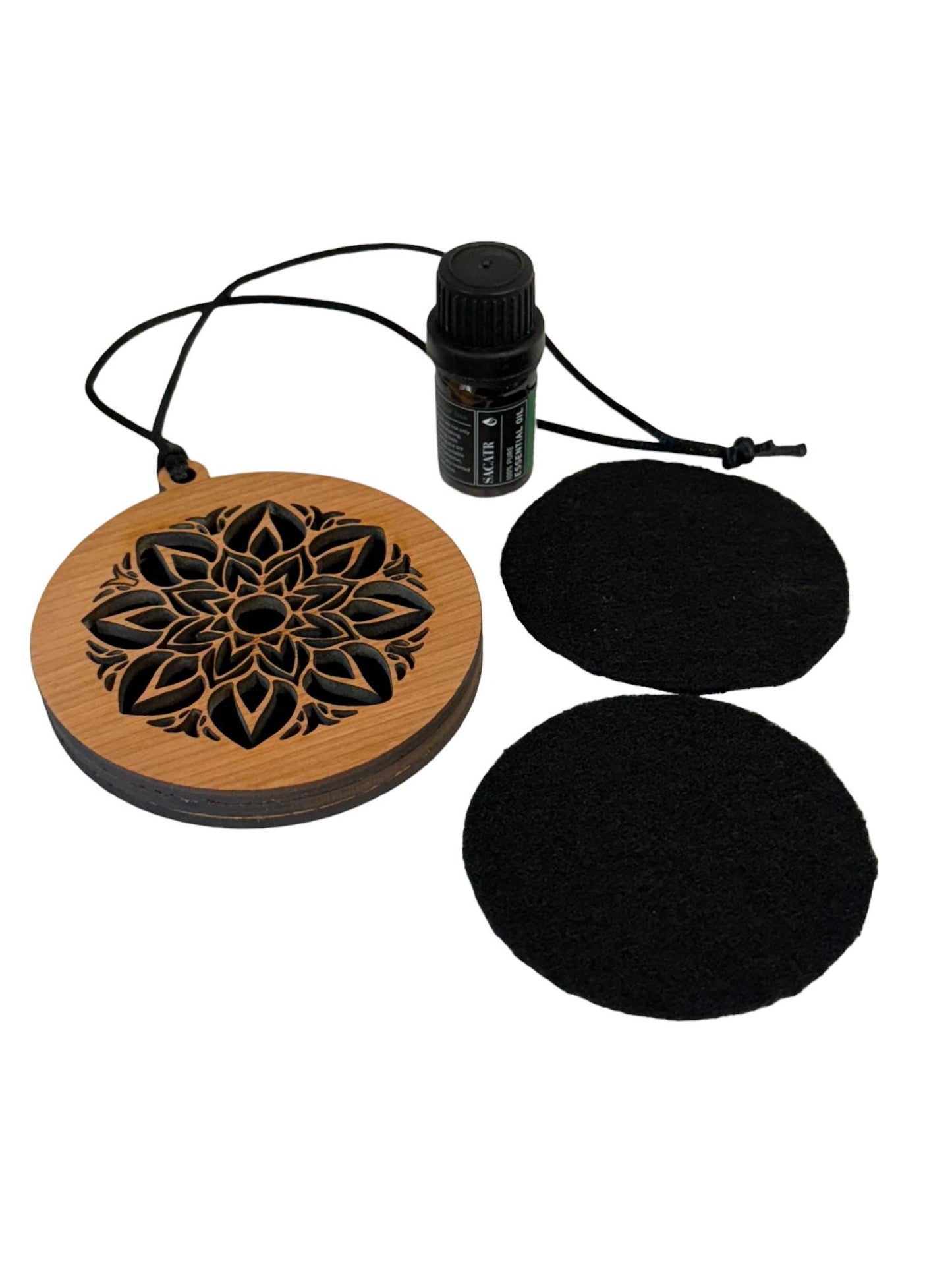 Flower Small Space Air Freshener, Car, Boat Truck. Room, Small Space, Essential Oils, Hanging Wooden Air Freshener, Freshen Your Ride