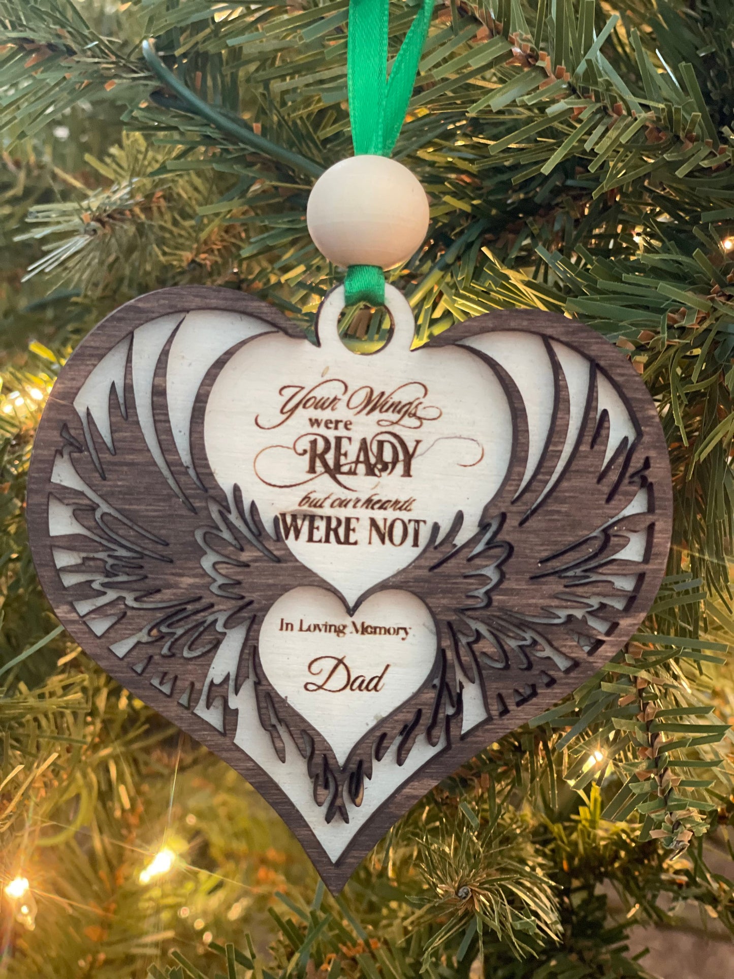 Memorial Ornament, Personalized Memorial Ornament