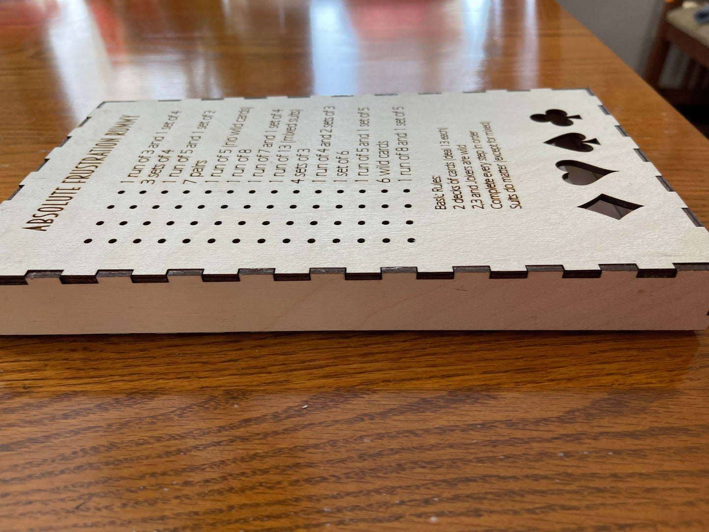 Absolute Frustration Rummy, Game Night, Rummy Card Game, Housewarming Gift, Camping Activity, Gift for Dad, Camping Activity, Nursing Home