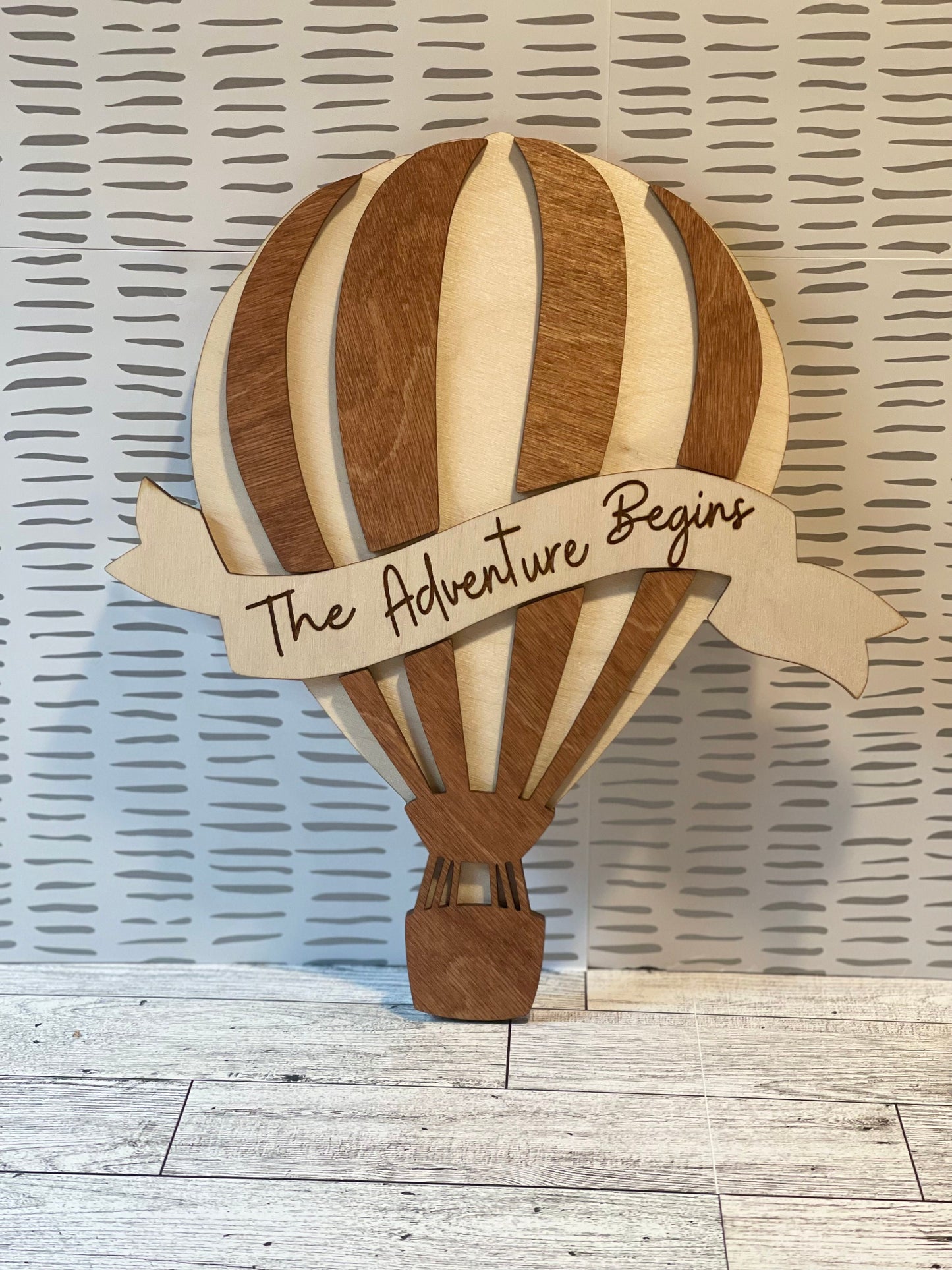 Baby Milestone Markers - Hot Air Balloon Monthly Milestones - Photo Props -New Baby Shower Gift - New Mother Gift - Laser Cut Balloon