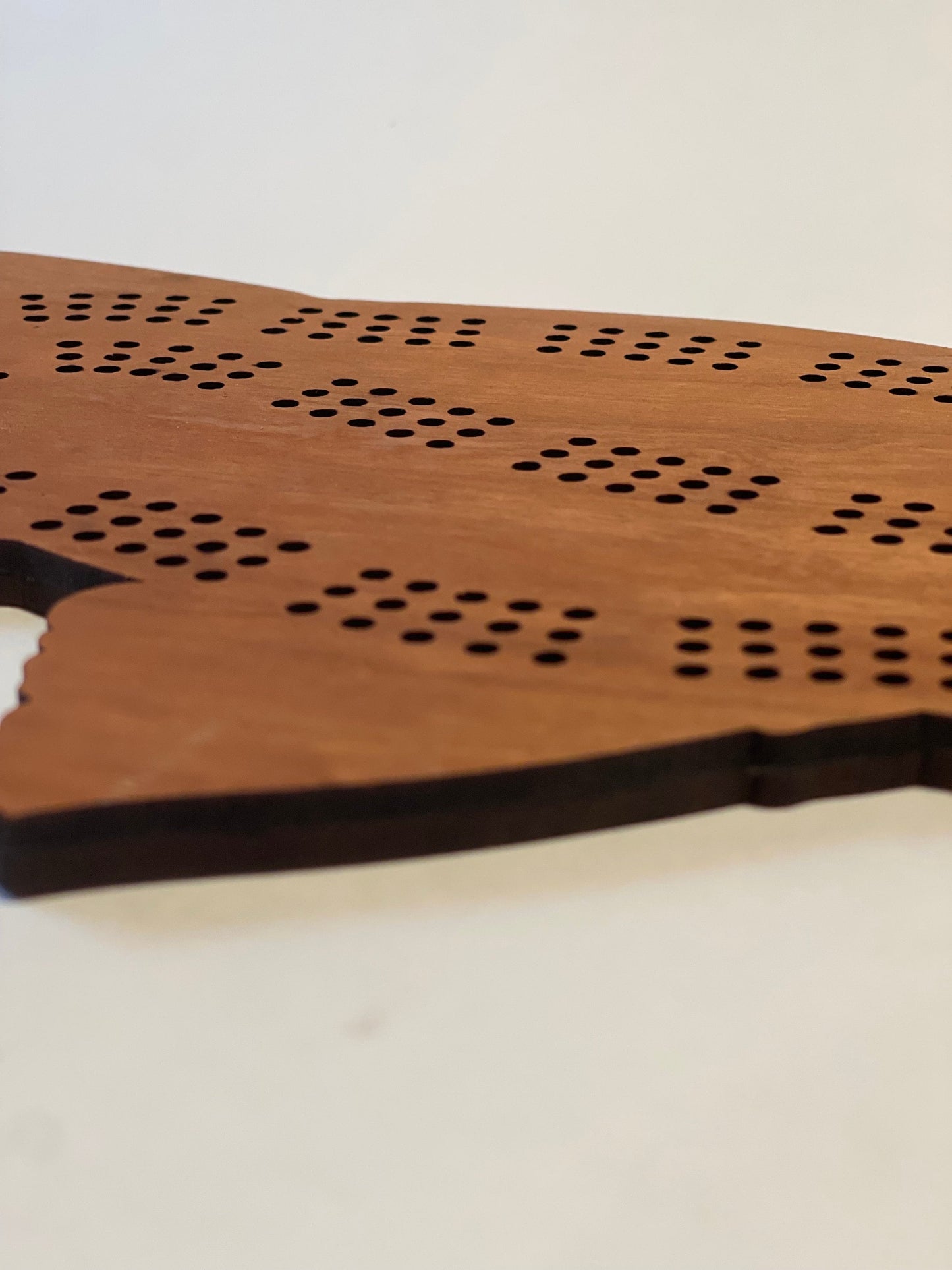 Walleye Cribbage Board, Laser Engraved Wooden Game, Perfect for Family Game Night, Unique Gift for Board Game Lovers, Boat or Cabin Games