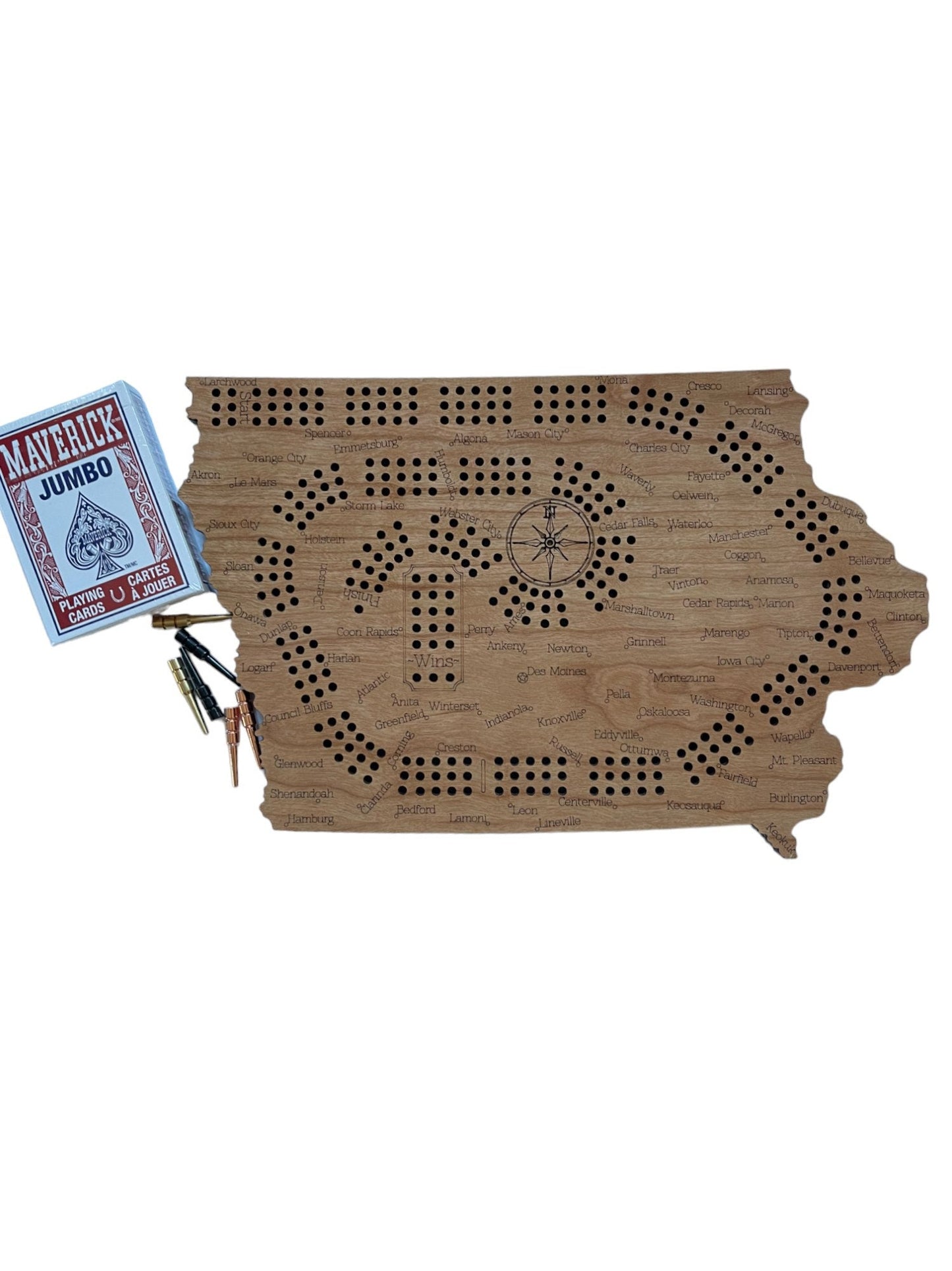 Iowa Cribbage Board