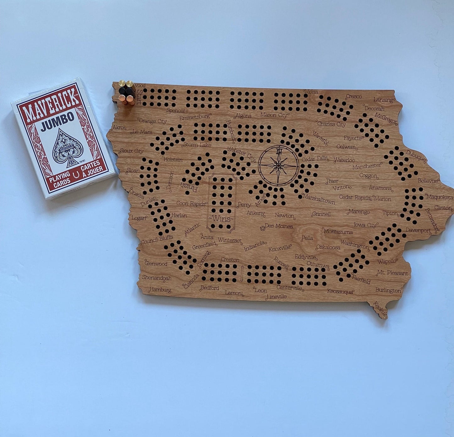 Iowa Cribbage Board