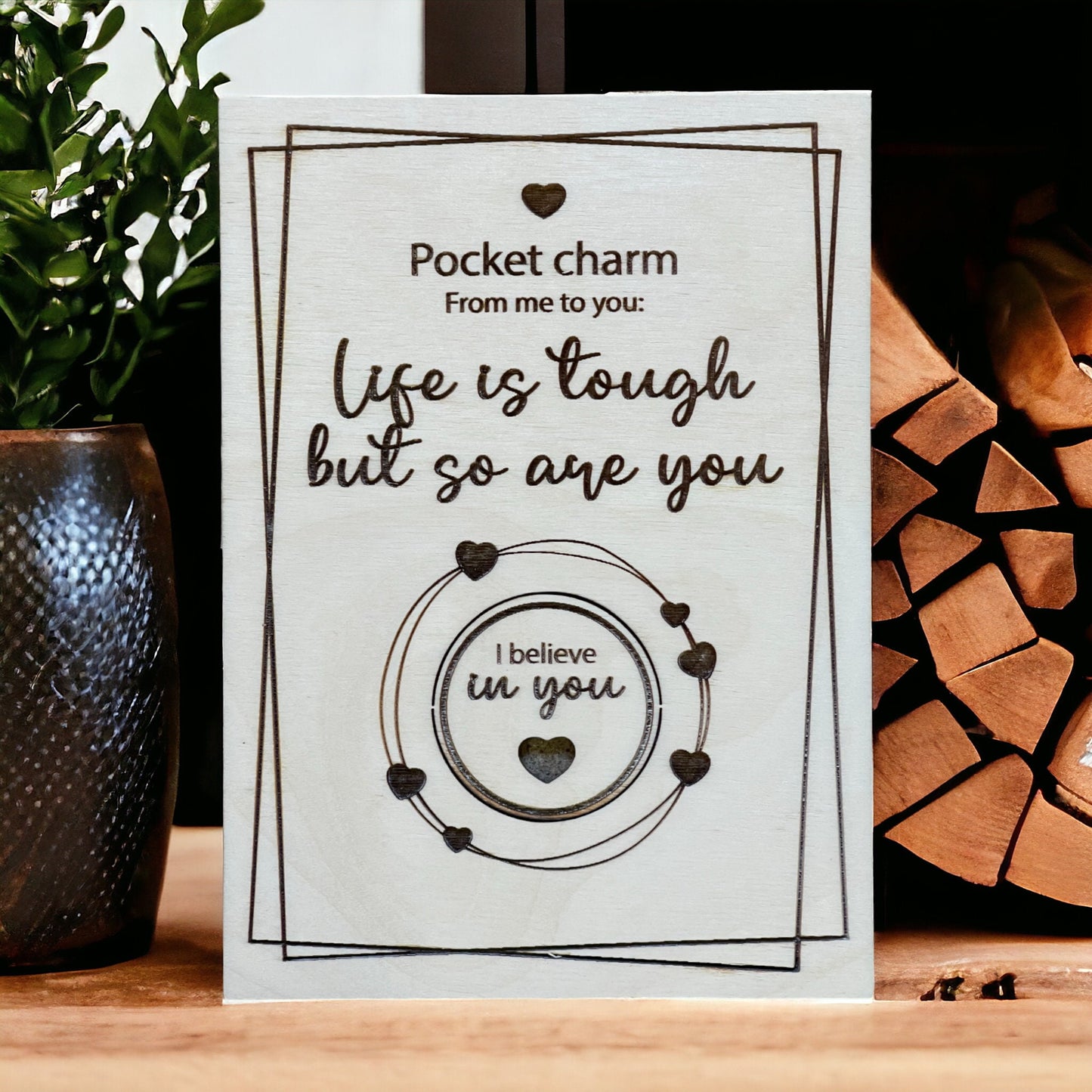 Pocket Hug Encouragement Card - Perfect Pick-Me-Up Gift -  Hugs with a Pocket Hug Encouragement Card - Cheerful Gift - Encouragement