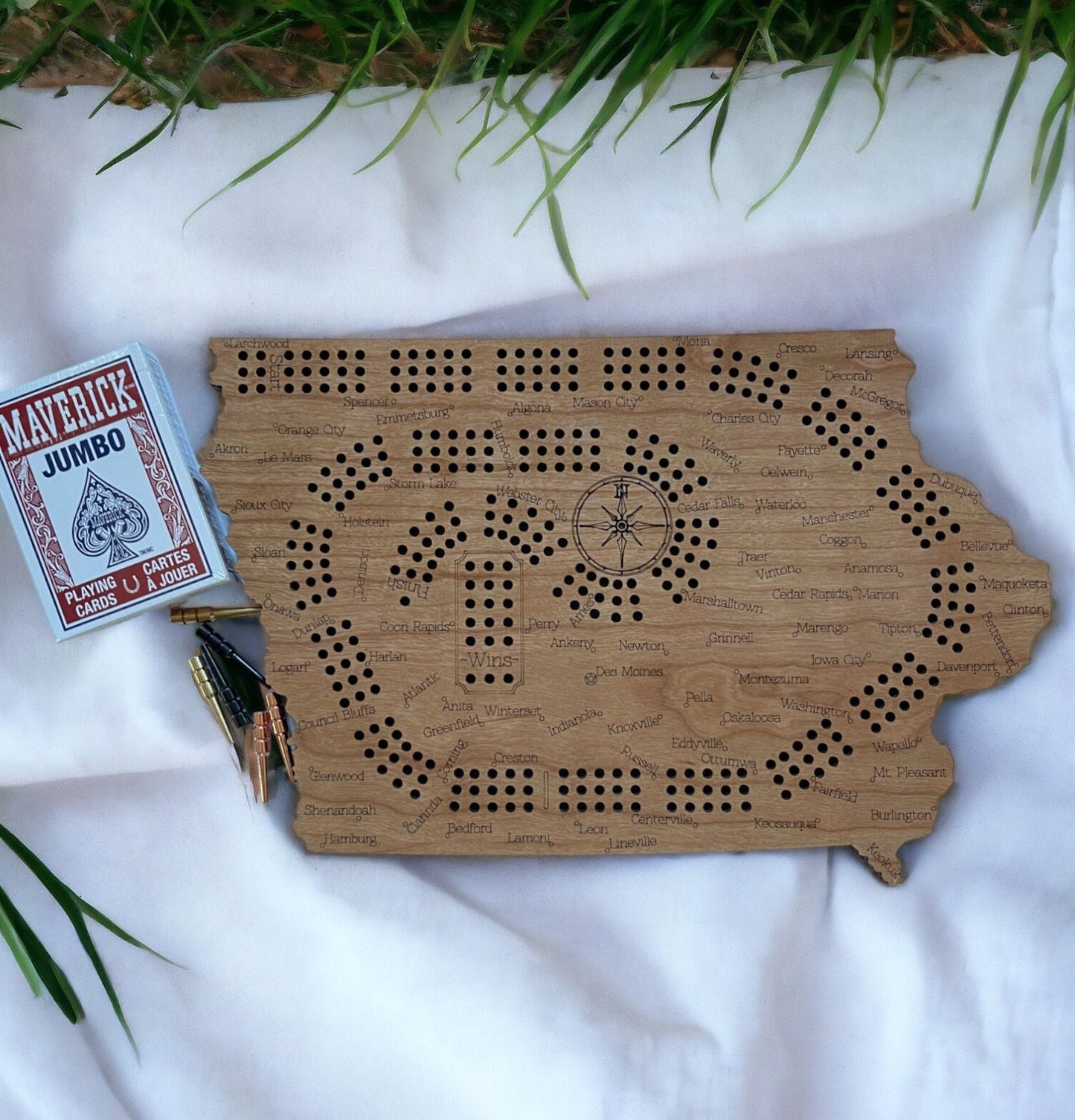 Iowa Cribbage Board