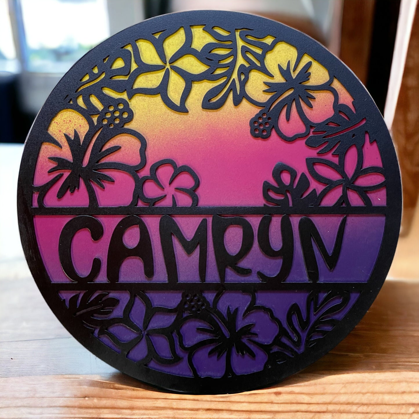 Custom Name Tropical Name Sign