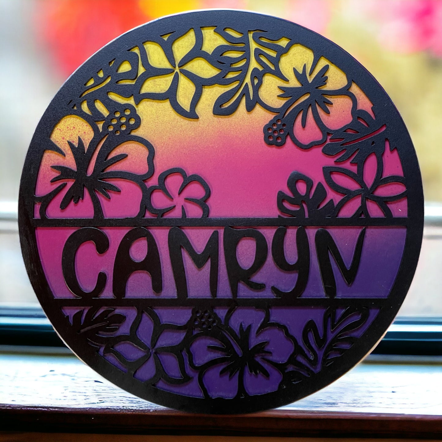 Custom Name Tropical Name Sign