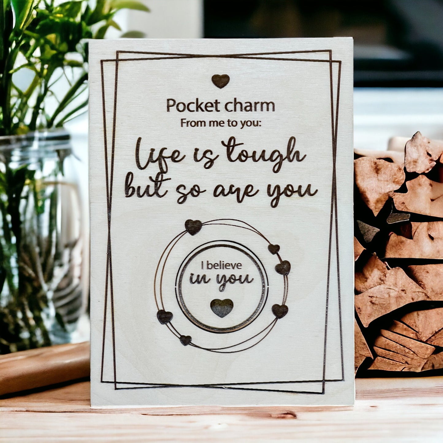 Pocket Hug Encouragement Card - Perfect Pick-Me-Up Gift -  Hugs with a Pocket Hug Encouragement Card - Cheerful Gift - Encouragement