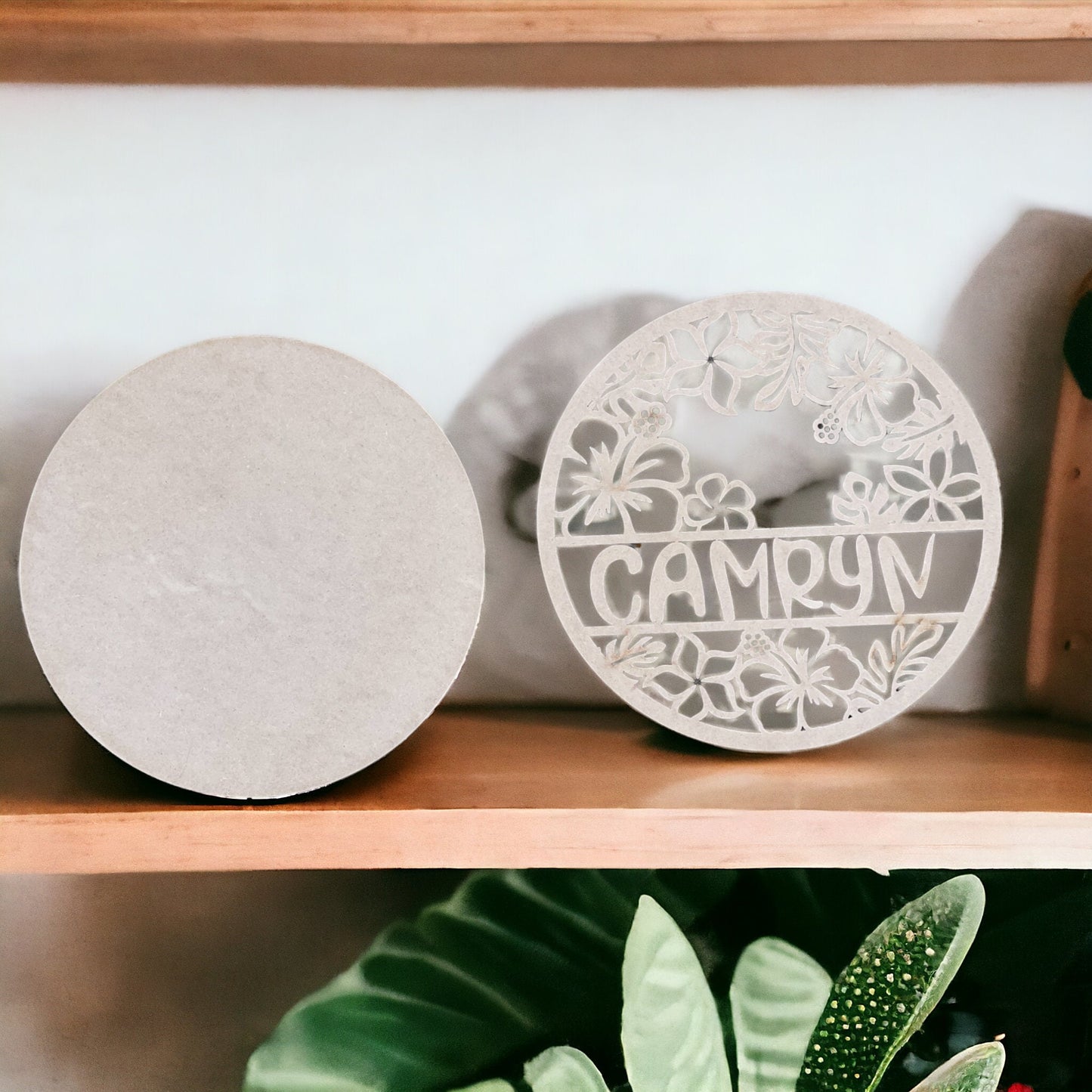 DIY Custom Name Tropical Name Sign