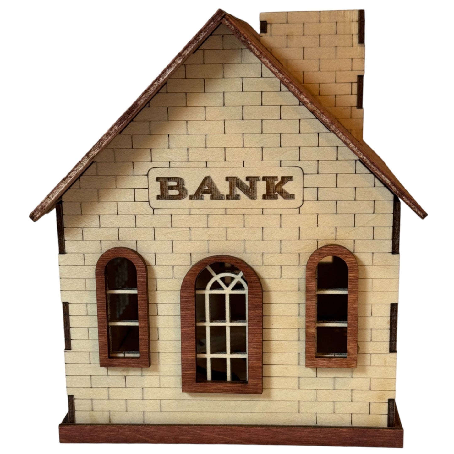 Handcrafted Savings Bank, Unique Savings Container, Adorable Piggy Bank Gift, Gift For Children, Gift For Adult, Bank Decor, Village House