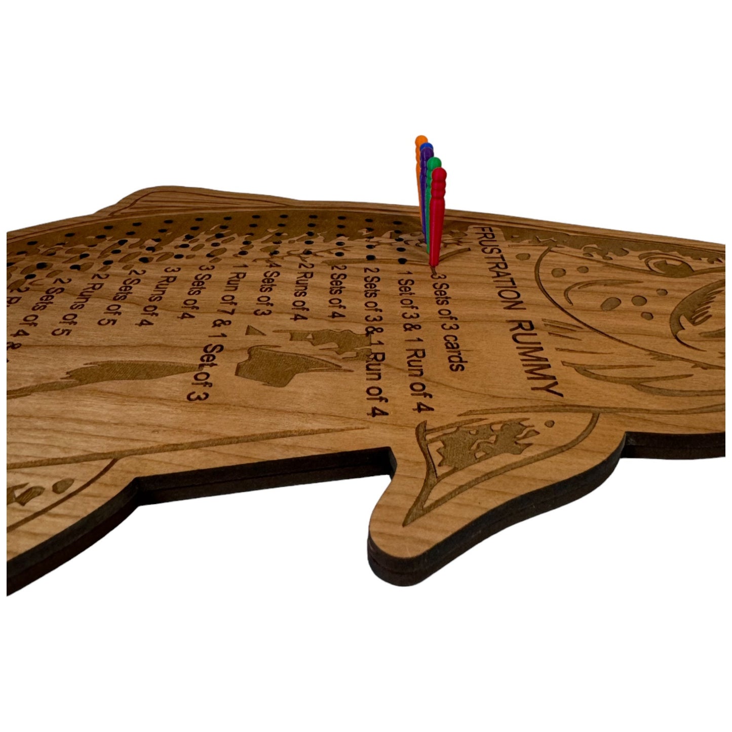 Absolute Frustration Rummy Game, Fish Lover Gift, Ultimate Rummy Card Game Set, Family Game Night, Perfect For Cabin or Home, Board Game