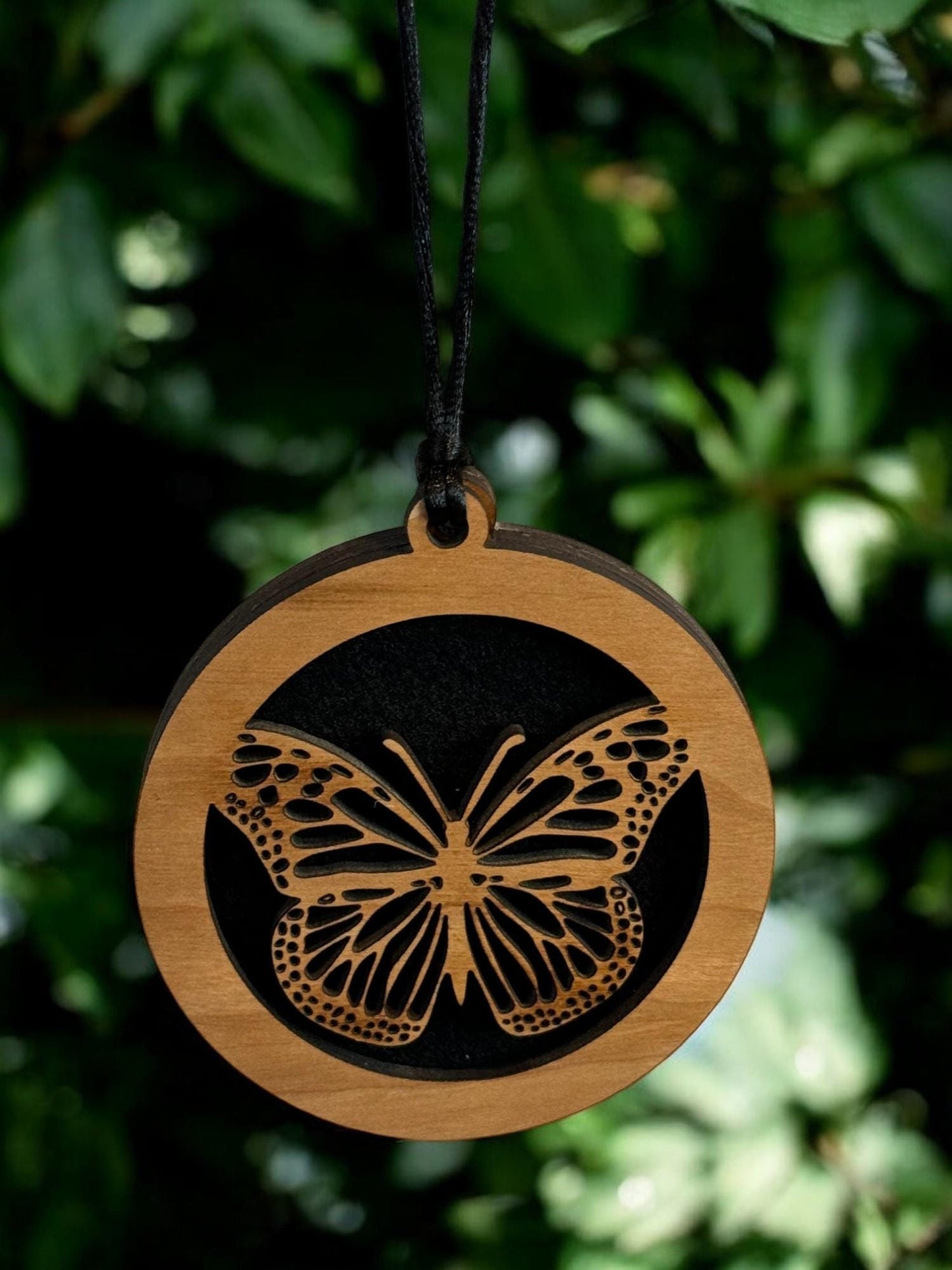 Butterfly Small Space Air Freshener, Car, Truck. Room, Small Space, Essential Oils, Hanging Wooden Air Freshener, Freshen Your Ride