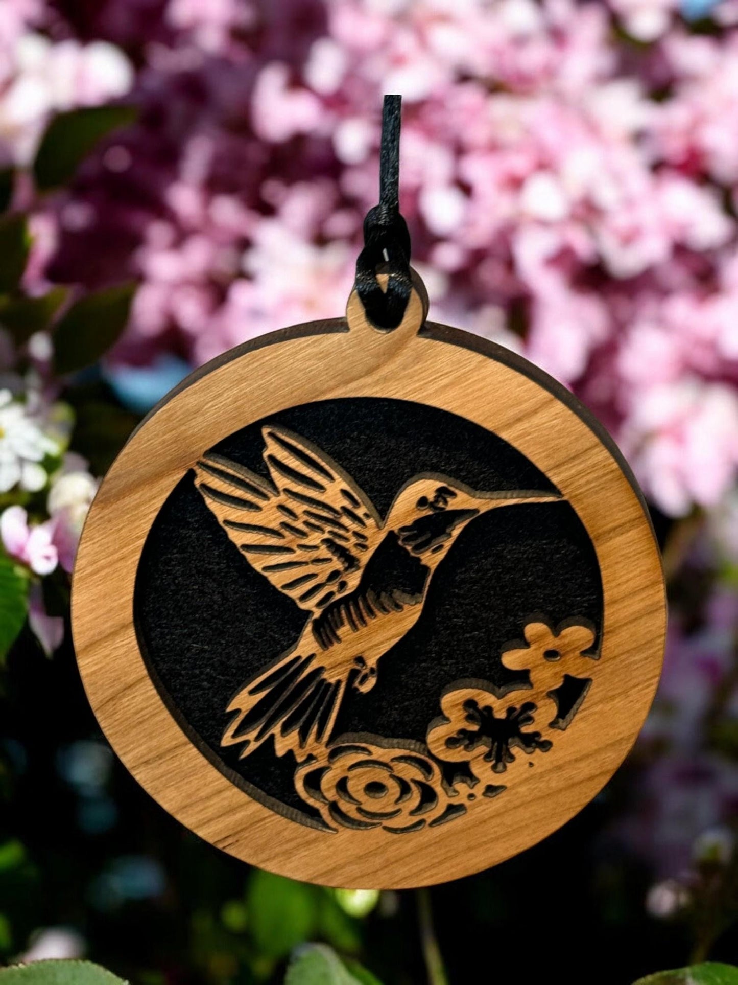 Hummingbird Small Space Air Freshener, Car, Boat Truck. Room, Small Space, Essential Oils, Hanging Wooden Air Freshener, Freshen Your Ride